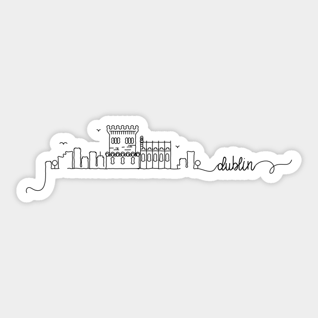 Dublin City Signature Sticker by kursatunsal